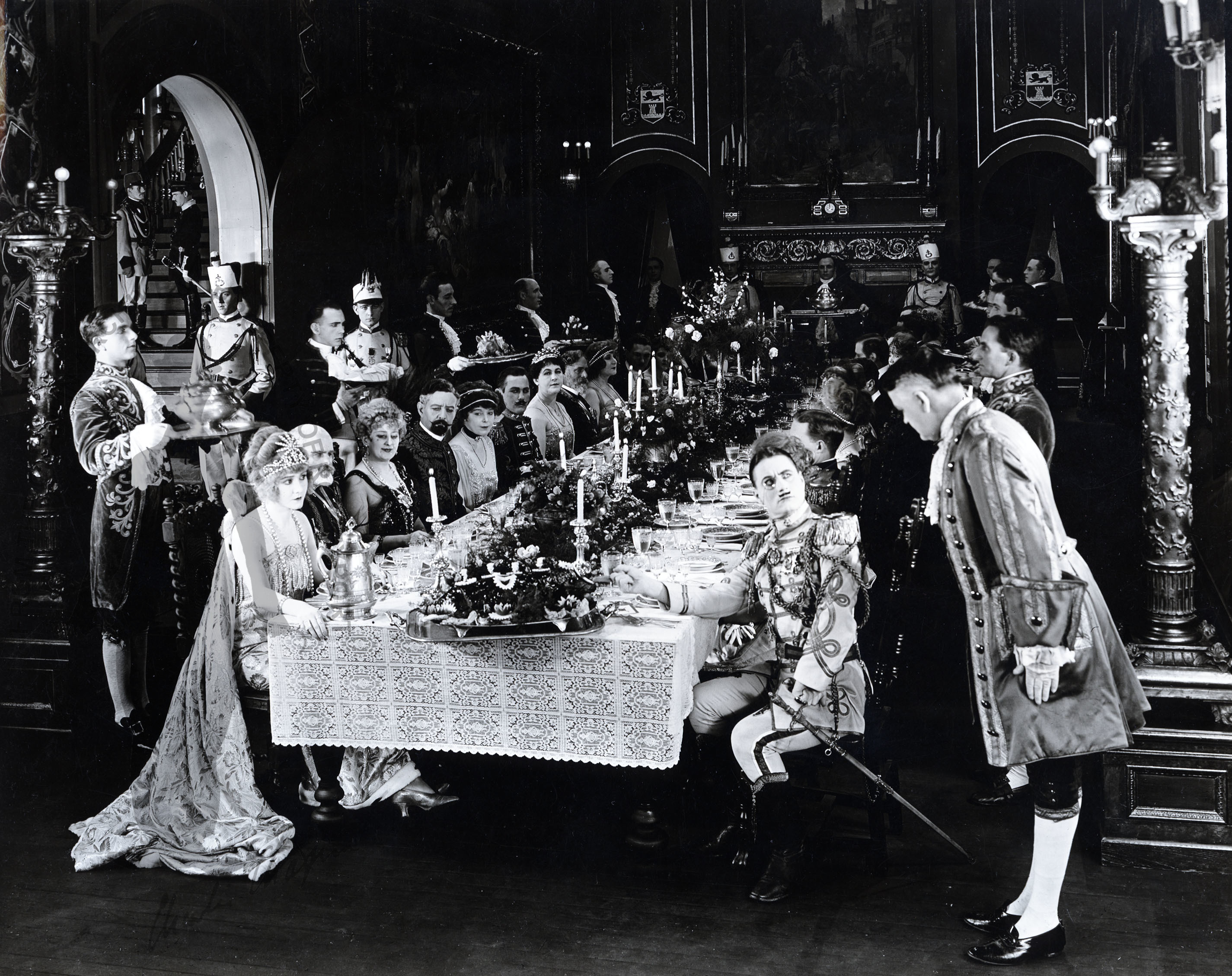 Search Search King Queen Joker The King And The Queen In The Ball Hall During A Banquet Charlie Chaplin Archive