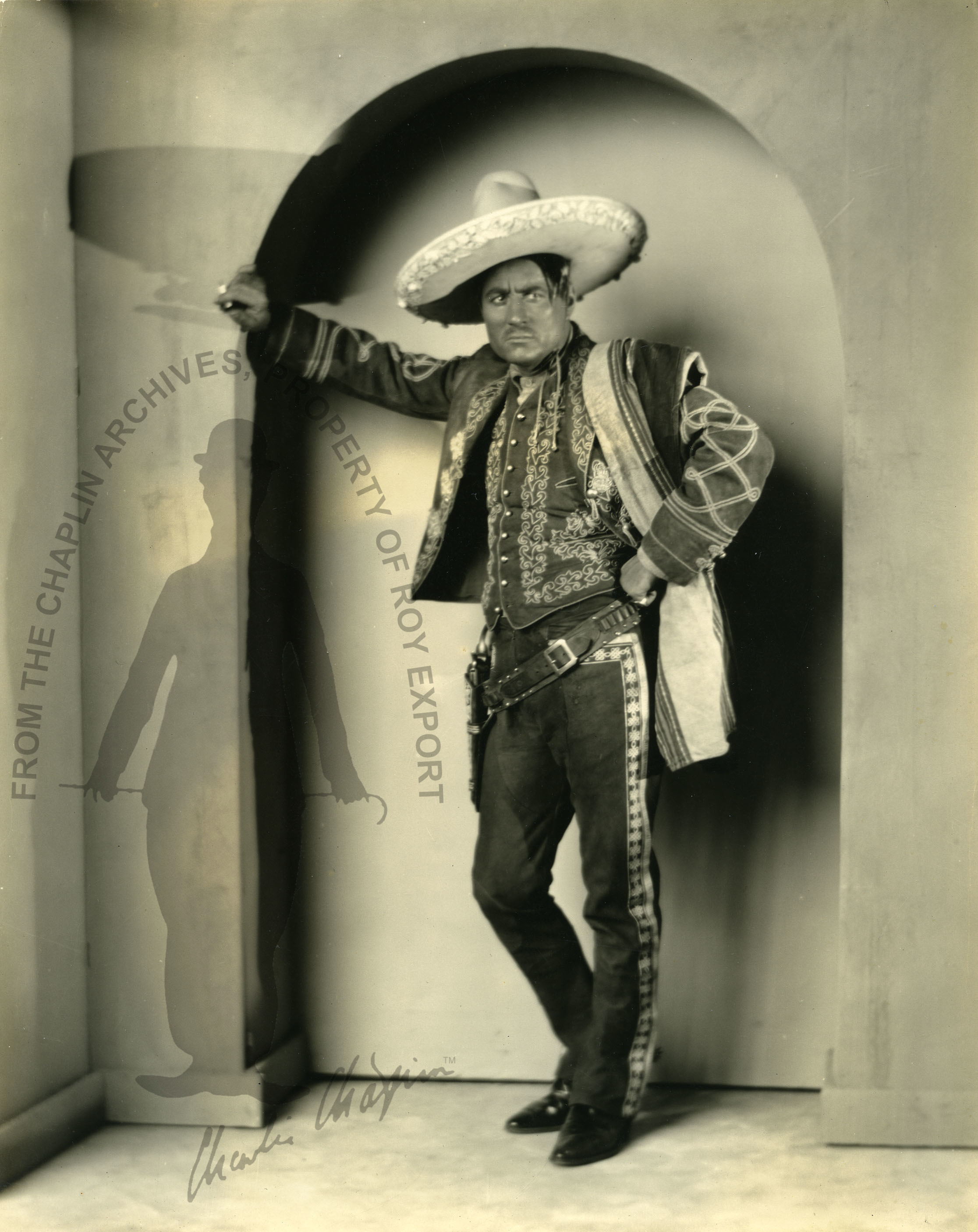 Search | Search | [Sydney Chaplin with Mexican outfit]/Evans Studio |  Charlie Chaplin Archive