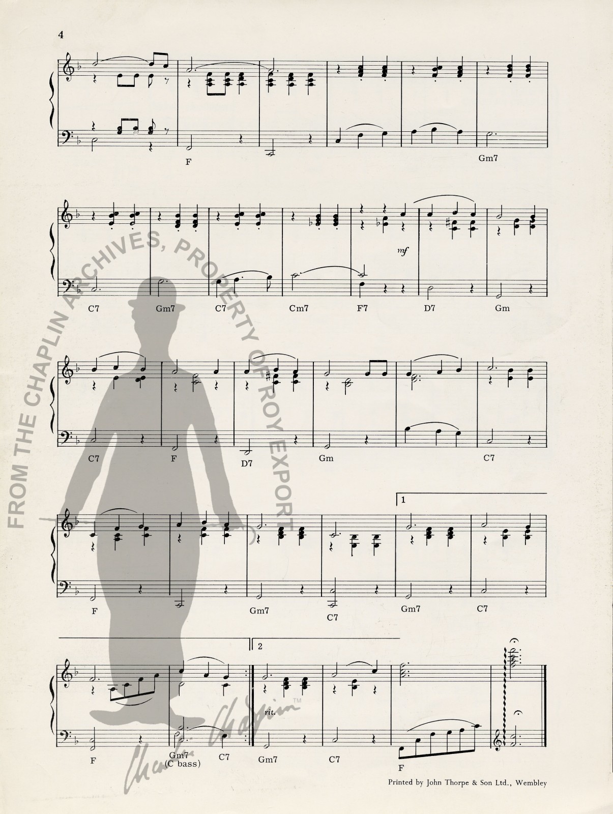 Topics, Topics, Oui! Tray Bong! : or my Pal Jones/written & composed by  Norton Atkins ; arranged by John S. Baker; Sung by Charles Chaplin
