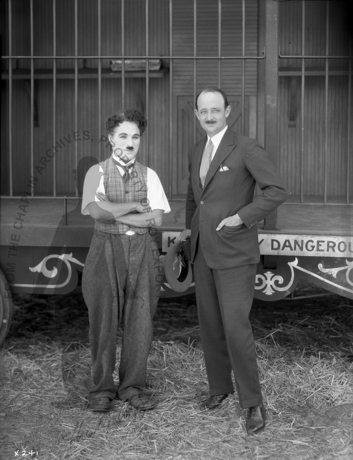 Search | Search | [Charles Chaplin and L'Estrange Fawcett, lion's cage ...
